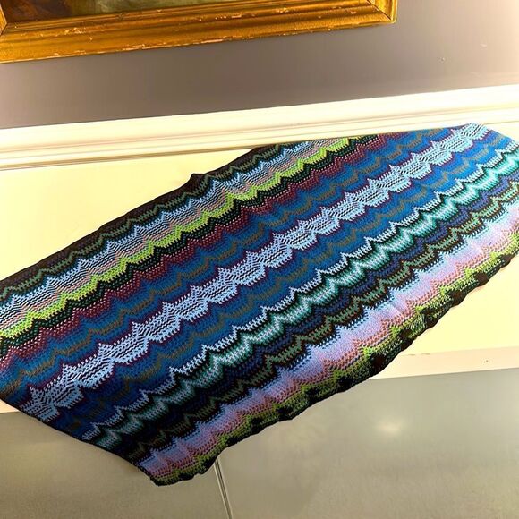 Cejon Colorful Winter Scarf/Shawl - Picture 4 of 5